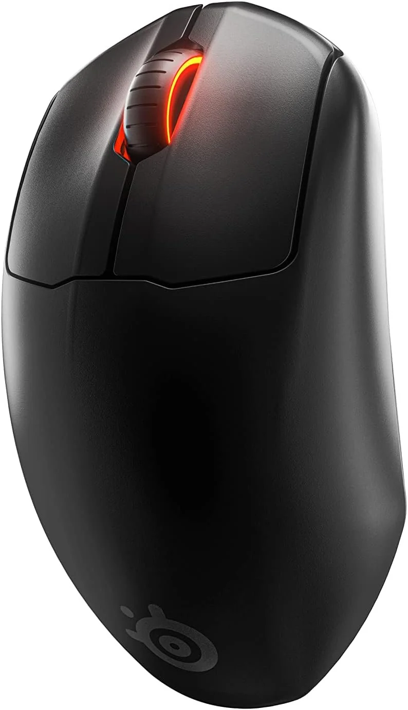 SteelSeries Esports FPS Gaming Mouse – Ultra Lightweight – Prime + Edition – 5 Programmable Buttons – 18K CPI TrueMove Pro Sensor – Magnetic Optical Switches – Customization - RGB Lighting – PC/Mac