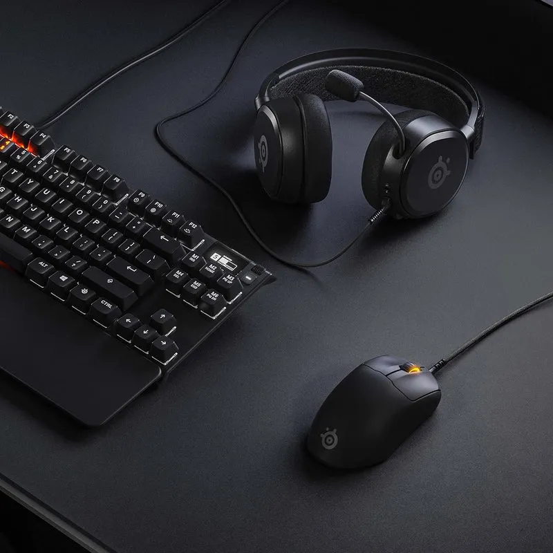 SteelSeries Esports FPS Gaming Mouse – Ultra Lightweight – Prime + Edition – 5 Programmable Buttons – 18K CPI TrueMove Pro Sensor – Magnetic Optical Switches – Customization - RGB Lighting – PC/Mac
