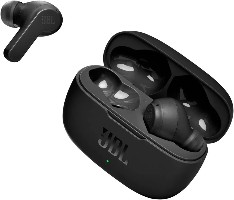 JBL Vibe 200 True Wireless Bluetooth Earbuds - Black (Renewed)