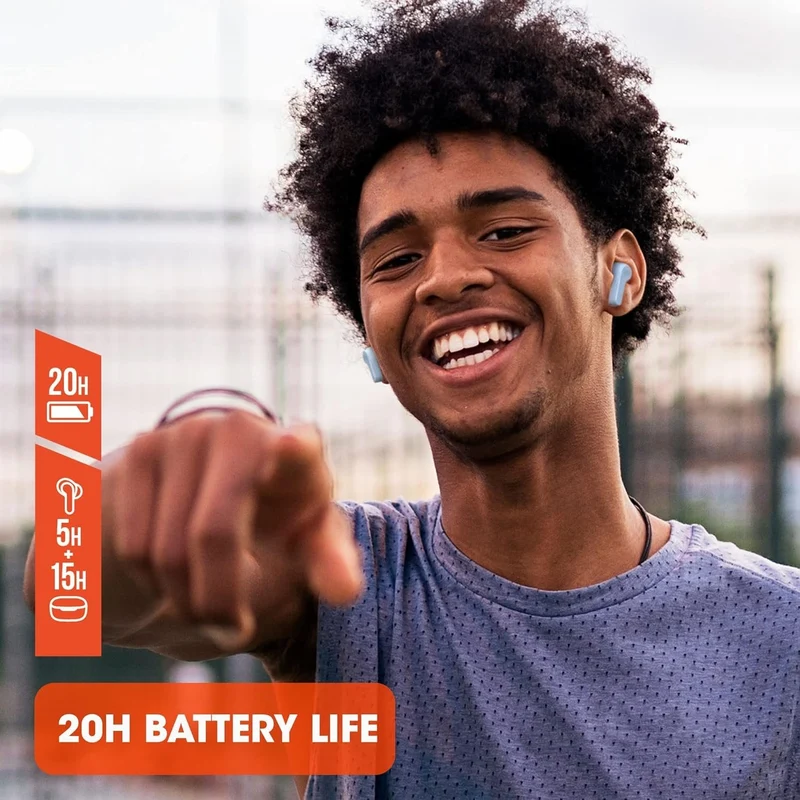 JBL Vibe 200 True Wireless Bluetooth Earbuds - Black (Renewed)