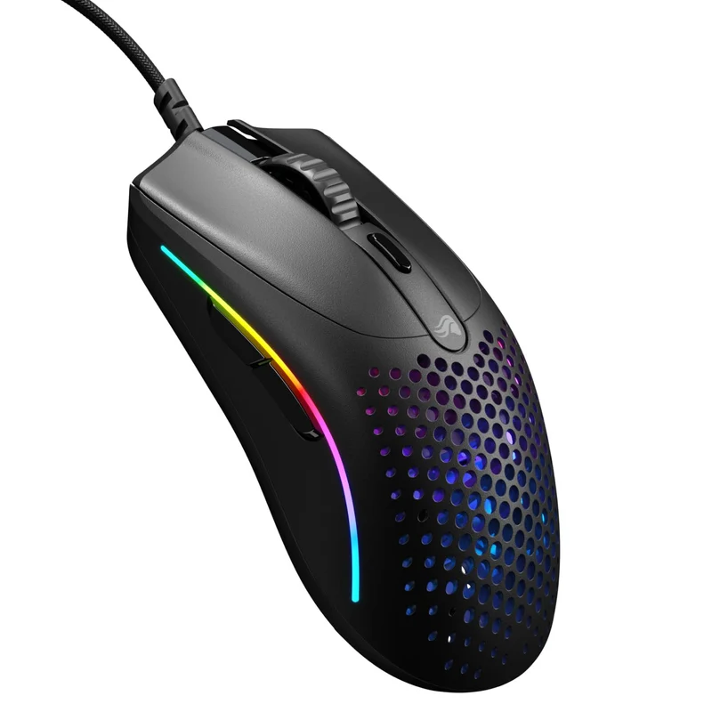 GLORIOUS Gaming - PC Gaming Mouse with Honeycomb Design, Programmable Buttons, RGB Lighting & PTFE Skates