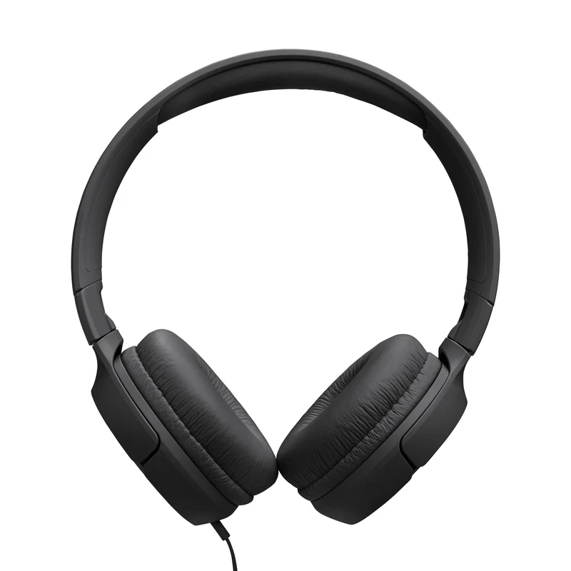 JBL Tune 520C - USB-C Wired on-Ear Headphones with Hi-Res Audio Support, JBL Pure Bass Sound, Comfort fit, USB-C connectivity, 3-Button Remote with Microphone and EQ presets Control (Black)