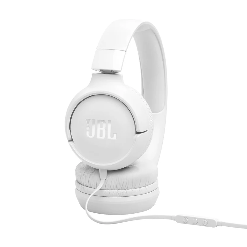 JBL Tune 520C - USB-C Wired on-Ear Headphones with Hi-Res Audio Support, JBL Pure Bass Sound, Comfort fit, USB-C connectivity, 3-Button Remote with Microphone and EQ presets Control (Black)