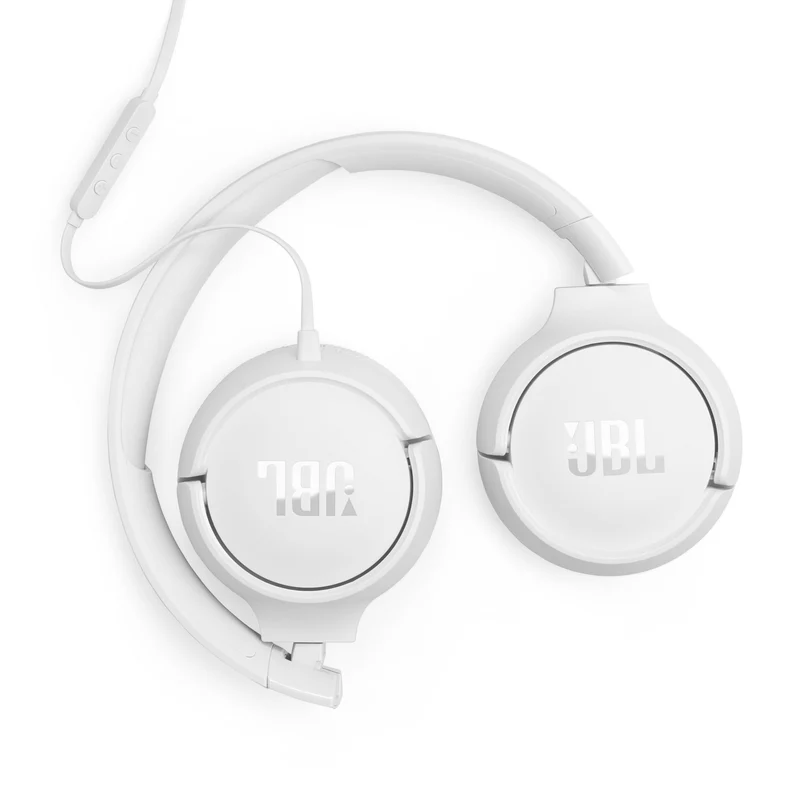 JBL Tune 520C - USB-C Wired on-Ear Headphones with Hi-Res Audio Support, JBL Pure Bass Sound, Comfort fit, USB-C connectivity, 3-Button Remote with Microphone and EQ presets Control (Black)