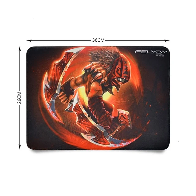 FELYBY thick comfortable natural rubber waterproof mouse pad laptop mouse mat gaming CS gaming mouse pad to Dote2