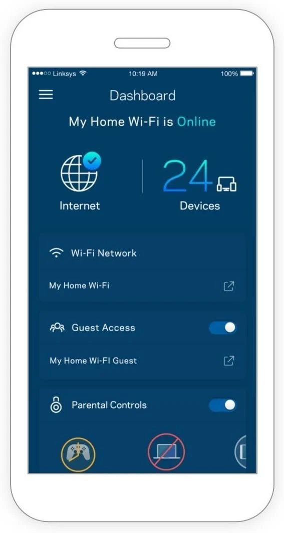 Linksys Velop Tri-band Whole Home WiFi Mesh System Router Replacement for Home Network, Compatible with Alexa (Renewed) (2 Pack, Version 2)