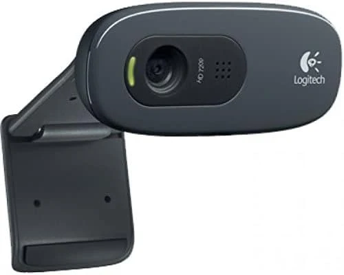 Logitech C270 Hd Webcam, 1280 Pixels X 720 Pixels, 1 Mpixel, Black
