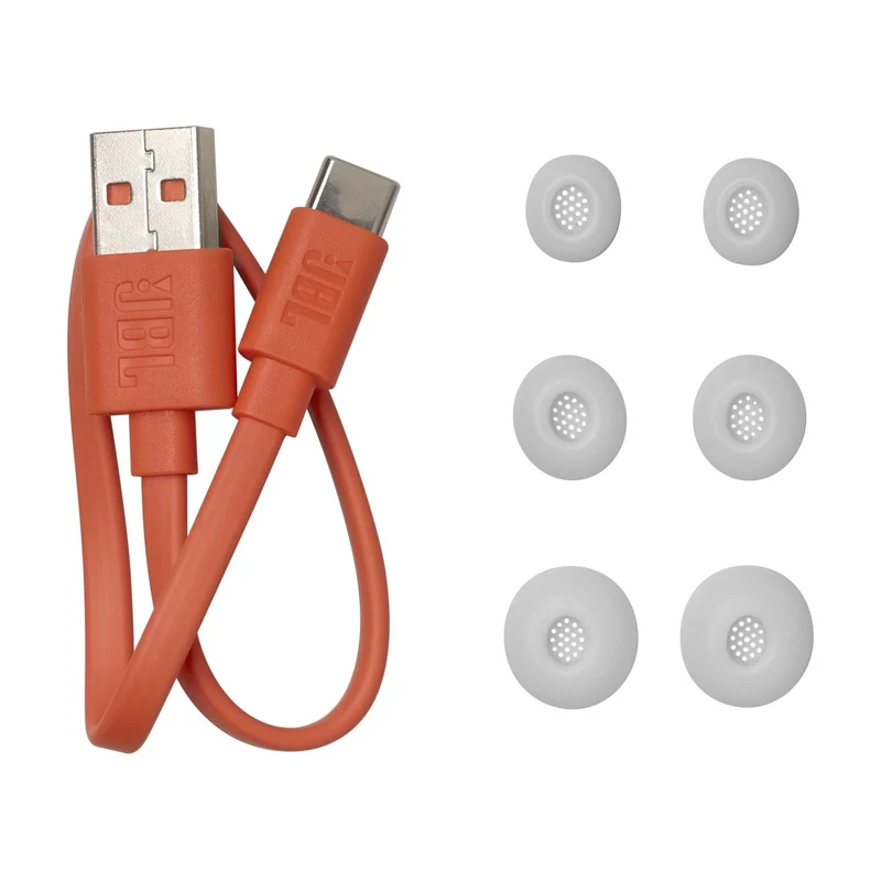 JBL Live Buds 3 - True Wireless Noise-Cancelling Bud-Type Earbuds, 40Hrs Total Playback, Wireless Charging, 6 Mics for Perfect Calls, Multi-Point Connection, IP55 Waterproof and dustproof (Silver) (Renewed)