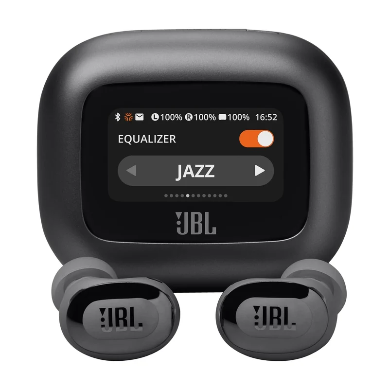 JBL Live Buds 3 - True Wireless Noise-Cancelling Bud-Type Earbuds, 40Hrs Total Playback, Wireless Charging, 6 Mics for Perfect Calls, Multi-Point Connection, IP55 Waterproof and dustproof (Renewed)