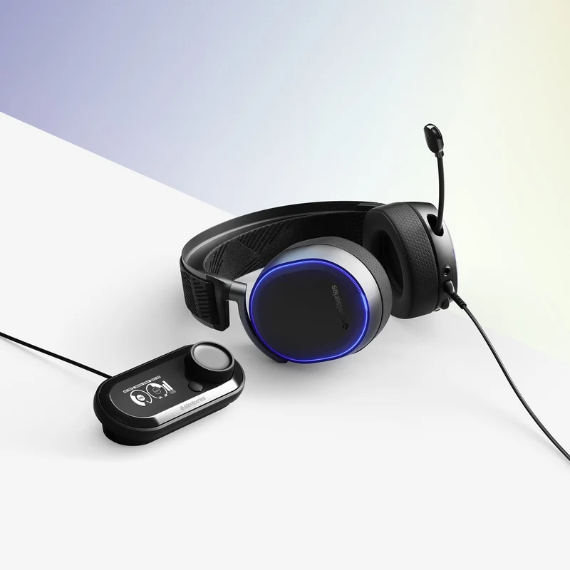 SteelSeries Arctis Pro + GameDAC Gaming Headset - Certified Hi-Res Audio System for PS4 and PC (Renewed)