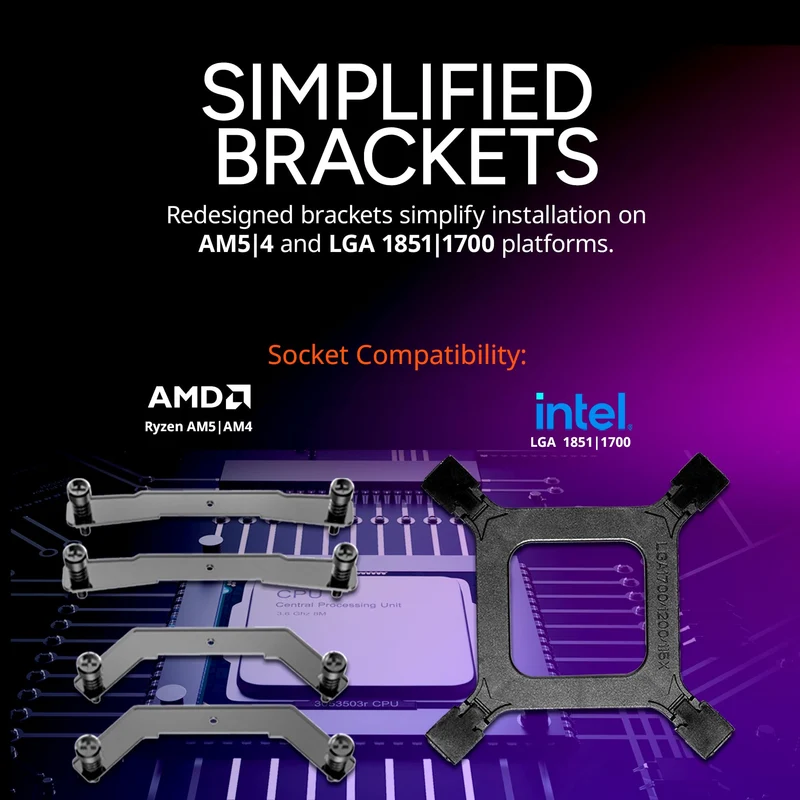 Cooler Master Hyper 411 Nano CPU Air Cooler, SickleFlow 92 PWM Fan, 4 Copper Heat Pipes, 136mm Tall, Sleek Top Cover, AMD Ryzen AM5|AM4, Intel LGA 1851|1700 Brackets