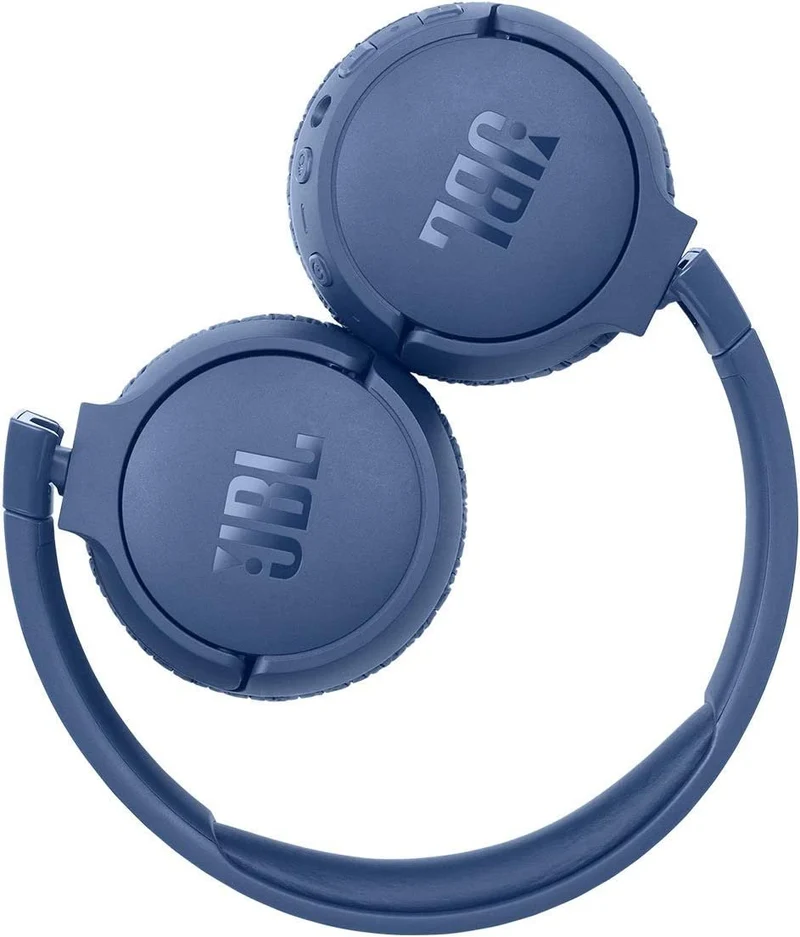 JBL Tune 660NC: Wireless On-Ear Headphones with Active Noise Cancellation - Blue (Renewed)