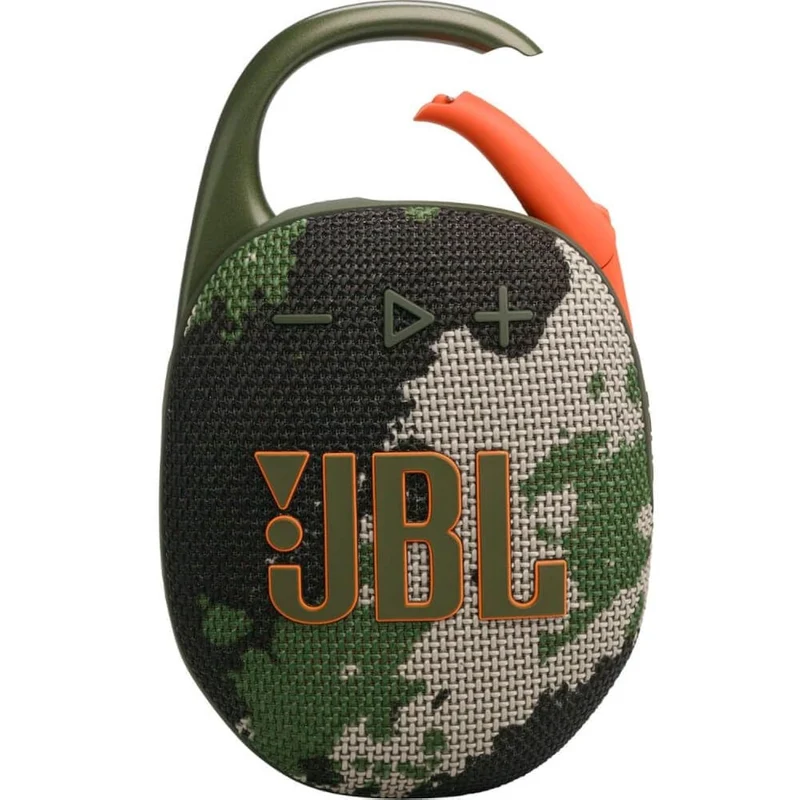 JBL Clip 5 Ultra-Portable, Waterproof and Dustproof Bluetooth Speaker, Big Pro Sound with Punchy bass, Integrated Carabiner, Up to 12 Hours of Play (Renewed)