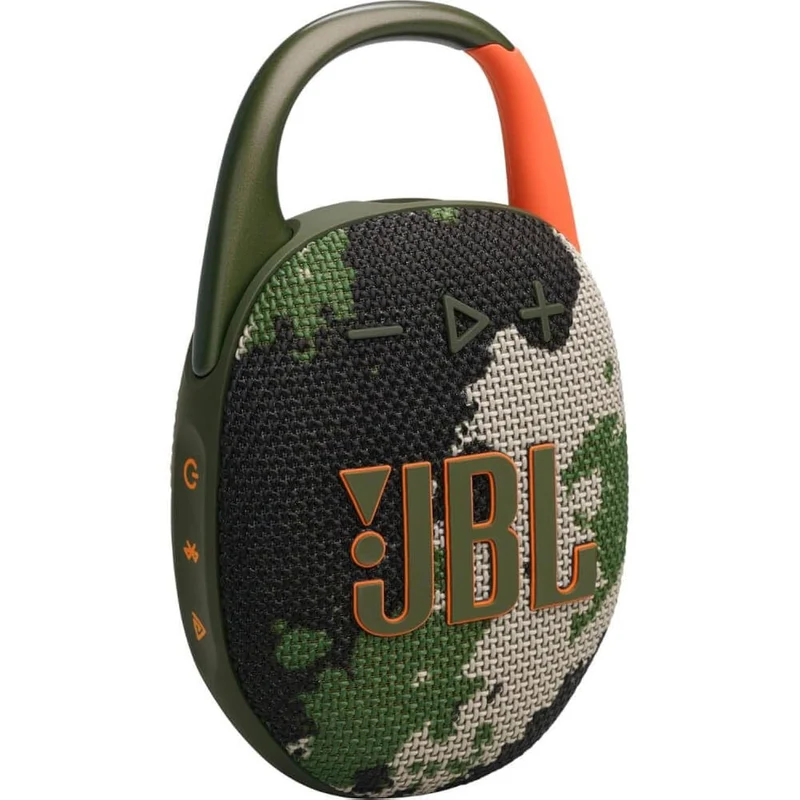 JBL Clip 5 Ultra-Portable, Waterproof and Dustproof Bluetooth Speaker, Big Pro Sound with Punchy bass, Integrated Carabiner, Up to 12 Hours of Play (Renewed)