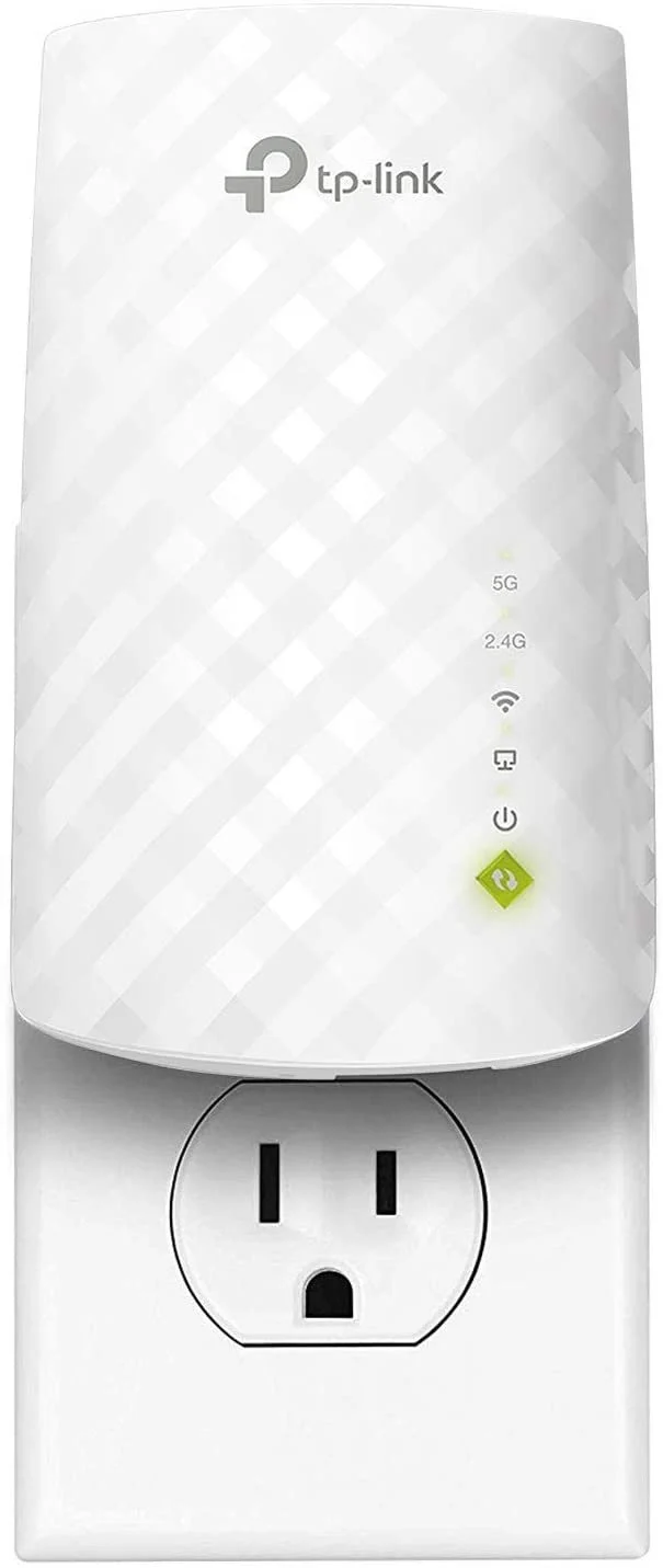 TP-Link AC750 WiFi Range Extender - Dual Band Cloud App Control Up to 750Mbps, One Button Setup Repeater, Internet Booster, Access Point Smart Home & Alexa Devices (RE220) (Renewed)