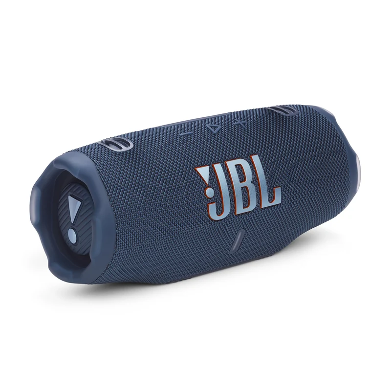 JBL Charge 6 - Portable Waterproof & Drop-Proof Bluetooth Speaker, Bold JBL Pro Sound with AI Sound Boost, 28Hrs of Playtime, Built-in powerbank & Comes with a Sturdy/Removable Carrying Strap (Black) (Renewed)