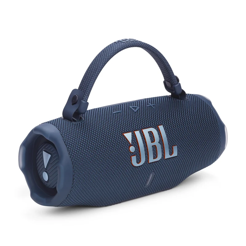 JBL Charge 6 - Portable Waterproof & Drop-Proof Bluetooth Speaker, Bold JBL Pro Sound with AI Sound Boost, 28Hrs of Playtime, Built-in powerbank & Comes with a Sturdy/Removable Carrying Strap (Black) (Renewed)