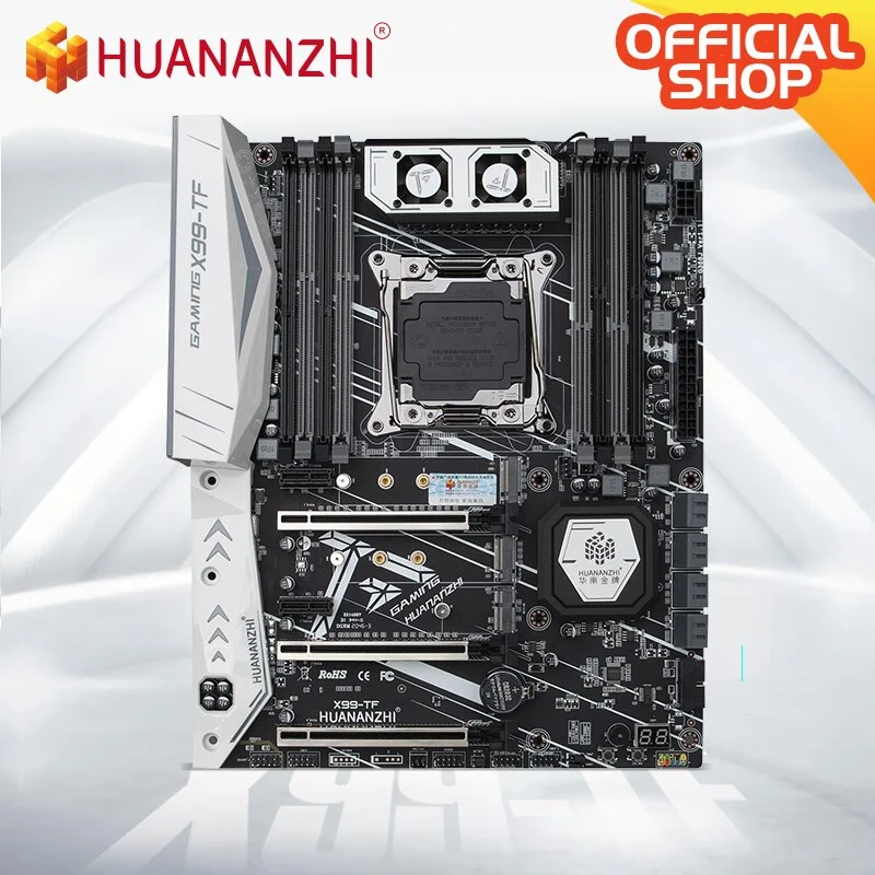 HUANANZHI X99 TF X99 Motherboard Intel XEON E5 LGA2011-3 All Series both DDR3 DDR4 RECC NON-ECC memory NVME USB3.0 ATX