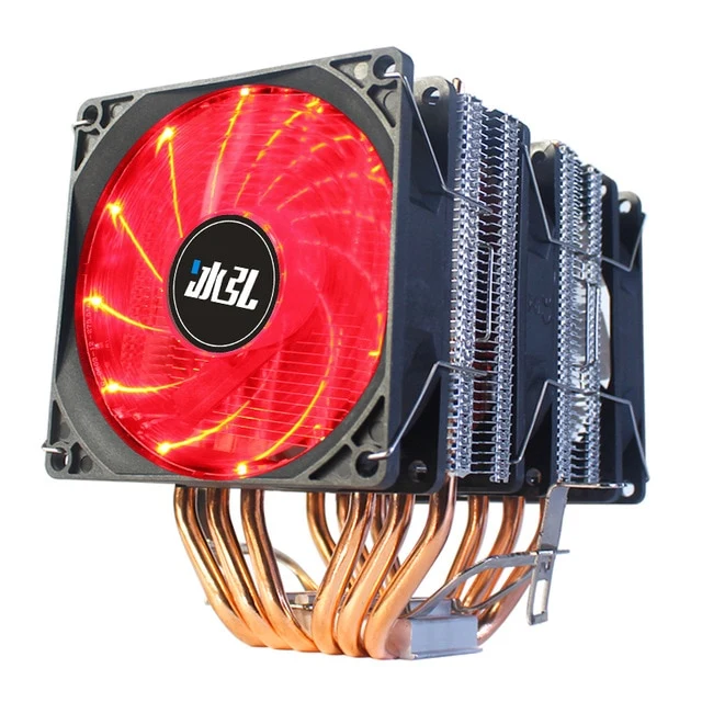 BINGHONG 6 Heat Pipe cpu heatsink 3 Pin cpu fan lga 2011 cooler High quality dual tower Cooling CPU cooler master AMD Intel