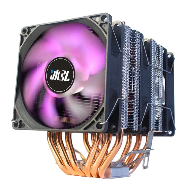 BINGHONG 6 Heat Pipe cpu heatsink 3 Pin cpu fan lga 2011 cooler High quality dual tower Cooling CPU cooler master AMD Intel