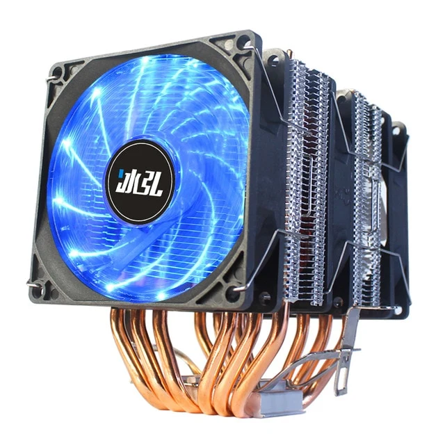 BINGHONG 6 Heat Pipe cpu heatsink 3 Pin cpu fan lga 2011 cooler High quality dual tower Cooling CPU cooler master AMD Intel