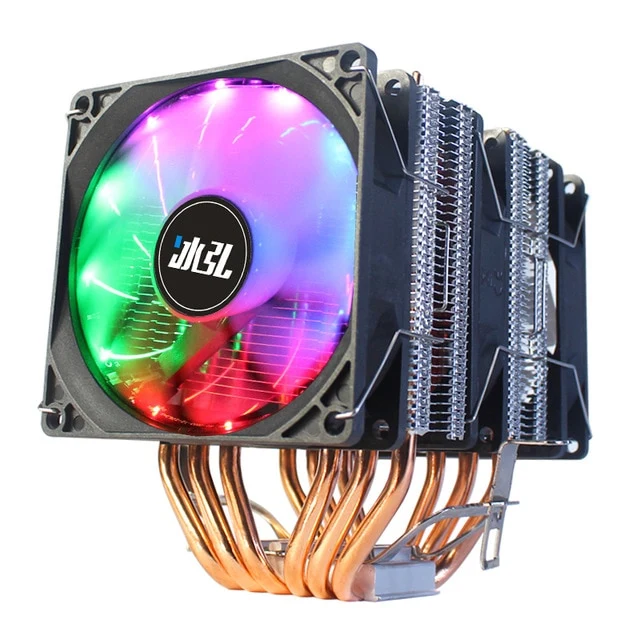 BINGHONG 6 Heat Pipe cpu heatsink 3 Pin cpu fan lga 2011 cooler High quality dual tower Cooling CPU cooler master AMD Intel