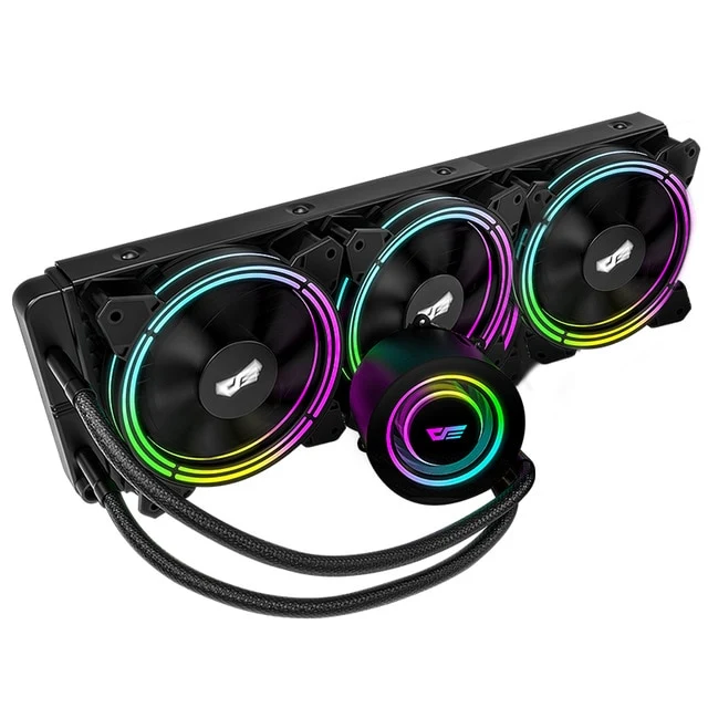 darkflash PC Case Water Liquid Cooling AIO Cooler Radiator PWM RGB Sync Water Cooler CPU for LGA 2011/115X/2066/AM4/AM3+