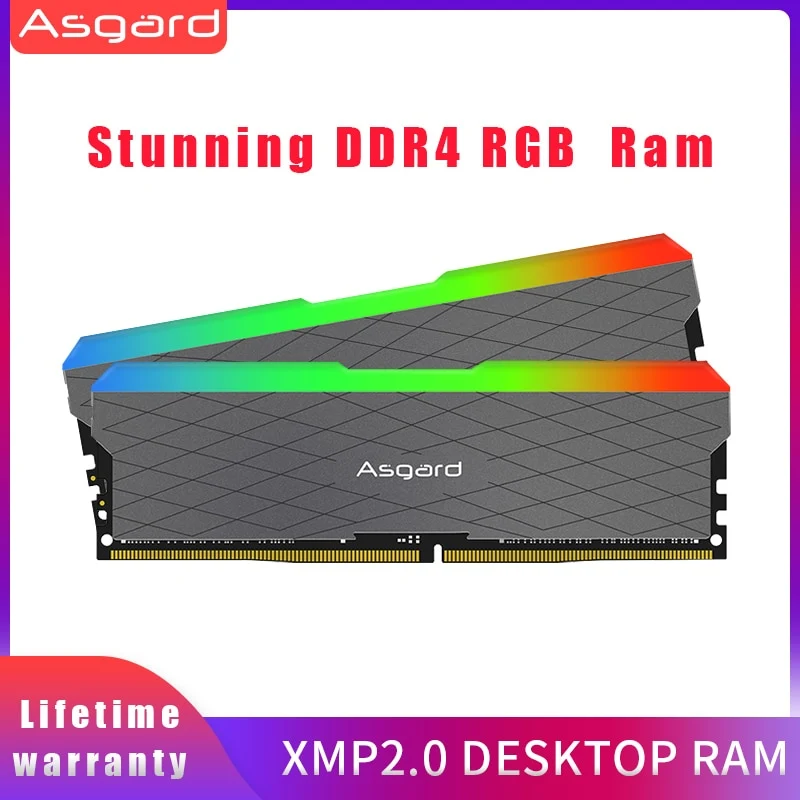 Asagrd Loki w2 seires RGB RAM 8GBx2 16gb 32gb 3200MHz DDR4 DIMM memoria ram ddr4 Desktop Memory Rams for Computer dual channel