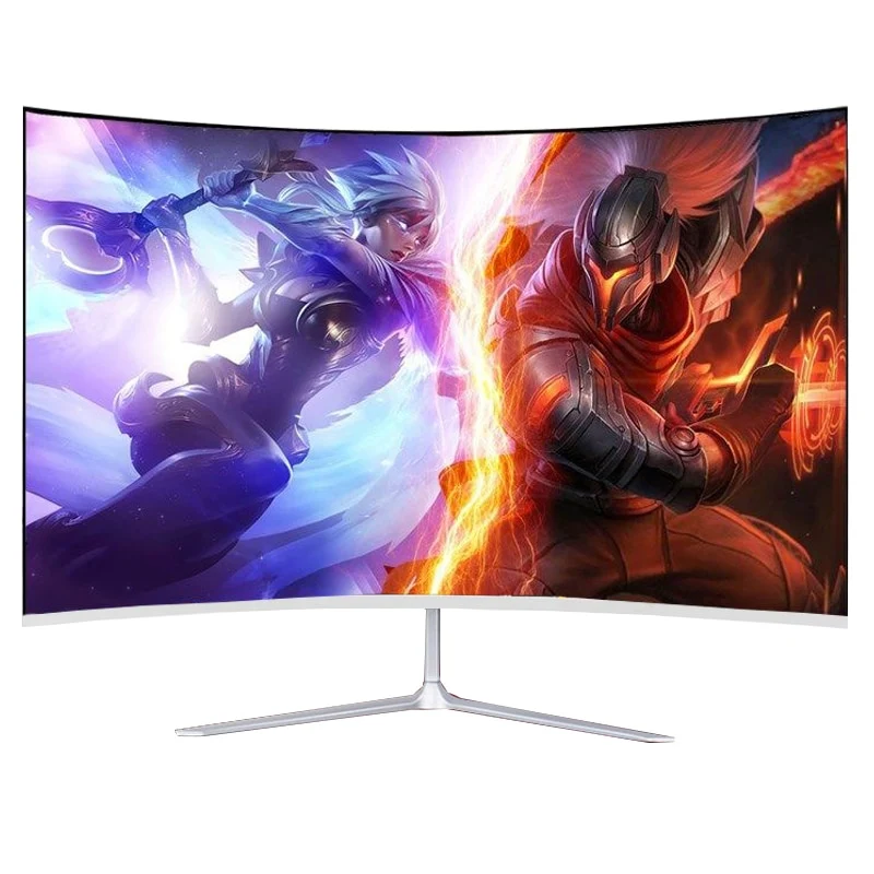 IPS 32 Inch LCD Curved Screen Monitor Gamer 1920×1080p HD Display Gaming Monitor for Desktop HDMI Computer 24“ Monitor PC