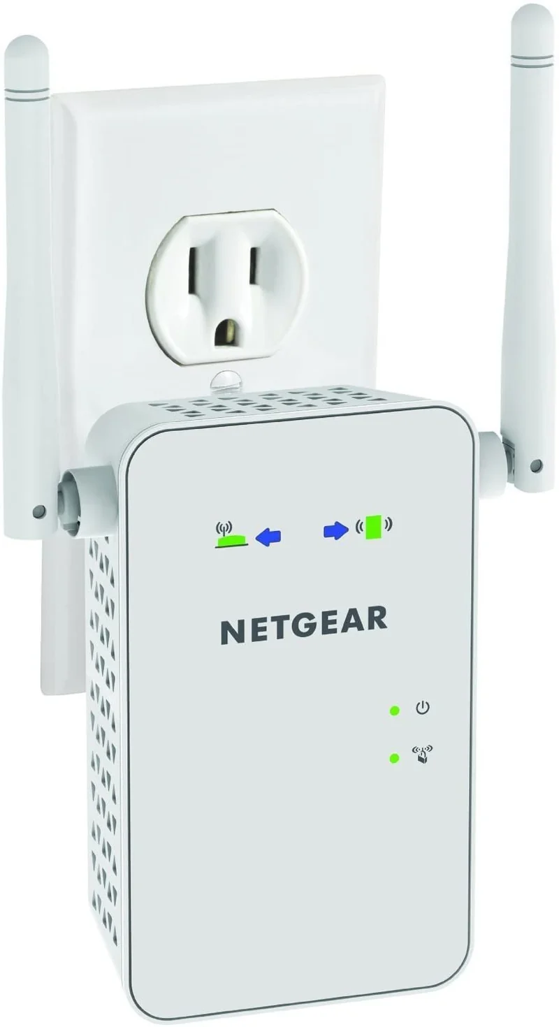 NETGEAR AC750 Dual Band Gigabit Wi-Fi Range Extender EX6100 (Renewed)