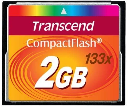 Portable, Transcend 2 GB 133x CompactFlash Memory Card TS2GCF133 Size: 2 GB Consumer Electronic Gadget Shop