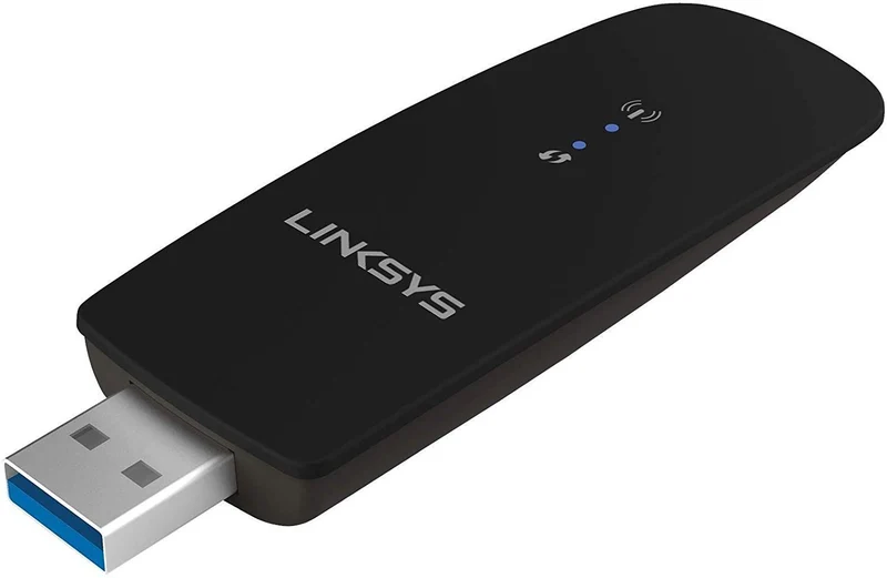 Linksys Dual-Band AC1200 Wireless USB 3.0 Adapter (WUSB6300) (Renewed)