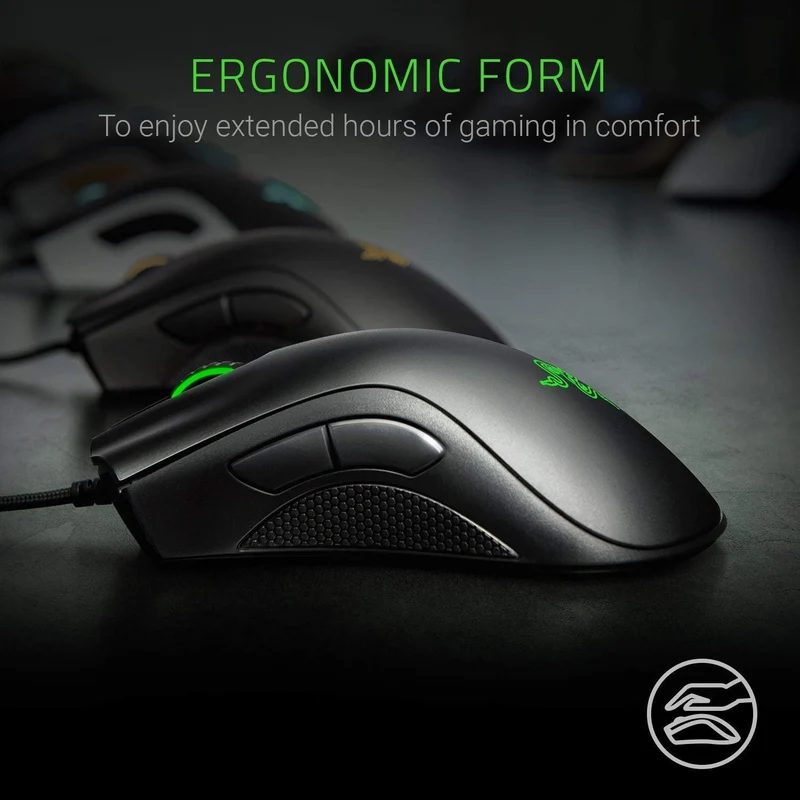 Razer Death Adder Essential - Right-Handed Gaming Mouse (RZ01-02540100-R3U1) (Renewed)