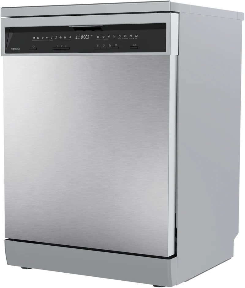 Technika 60cm Freestanding Dishwasher, 14 Place Settings, 9 Programs, Stainless Steel