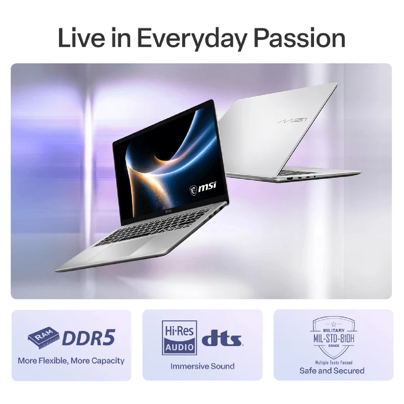 MSI Modern 14S 14" Core 5 8GB 512GB Laptop