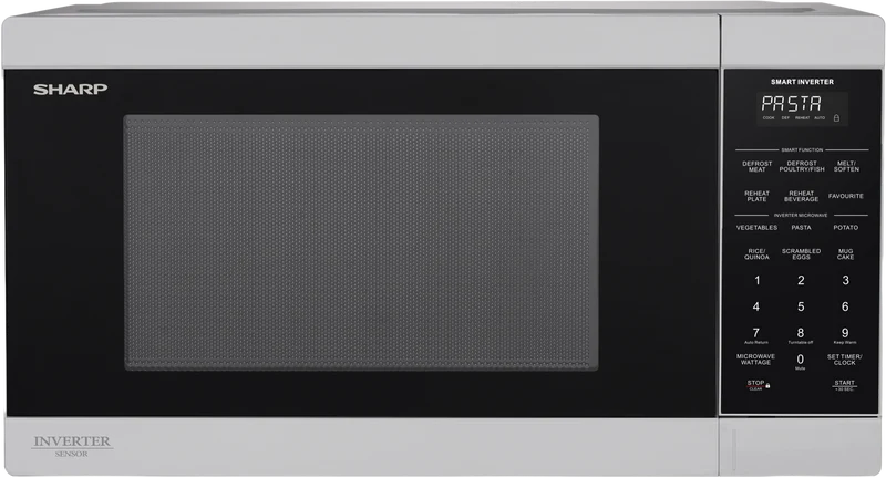 Sharp 36L 1200W Inverter Microwave - White