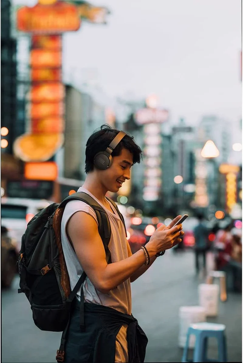 JBL Tune 660NC: Wireless On-Ear Headphones with Active Noise Cancellation - Black