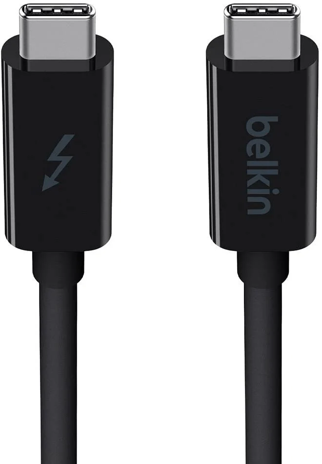 Belkin Thunderbolt 3 Dock w/ 2.6ft Thunderbolt 3 Cable (Thunderbolt Dock for MacBook Pro models from 2016 or later, includes the 2018 version), Dual 4K @60Hz, 40Gbps Data Transfer Speeds)