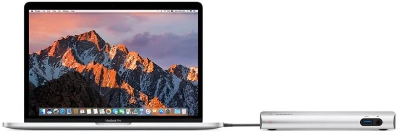 Belkin Thunderbolt 3 Dock w/ 2.6ft Thunderbolt 3 Cable (Thunderbolt Dock for MacBook Pro models from 2016 or later, includes the 2018 version), Dual 4K @60Hz, 40Gbps Data Transfer Speeds)