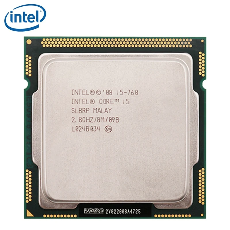 Intel Core i5-760 Processor 2.8GHz 95W 8MB Cache Socket LGA 1156 45nm Desktop i5 760 CPU tested 100% working