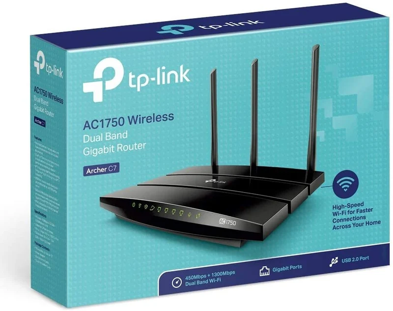 TP-LINK WiFi Router AC1750 Archer C7 Wireless Dual-Band Gigabit, Router-AC1750