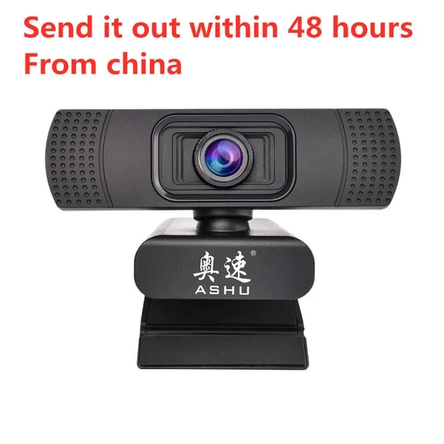 Webcam 1080P, HDWeb Camera with Built-in HD Microphone 1920 x 1080p USB Plug n Play Web Cam, Widescreen Video