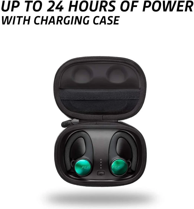 Plantronics Backbeat Fit 3150 Bluetooth 5.0 True Wireless Sport Earbuds Black (Renewed)