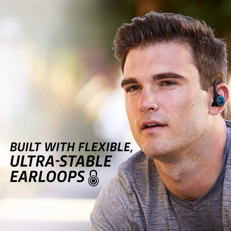 Plantronics Backbeat Fit 3150 Bluetooth 5.0 True Wireless Sport Earbuds Black (Renewed)