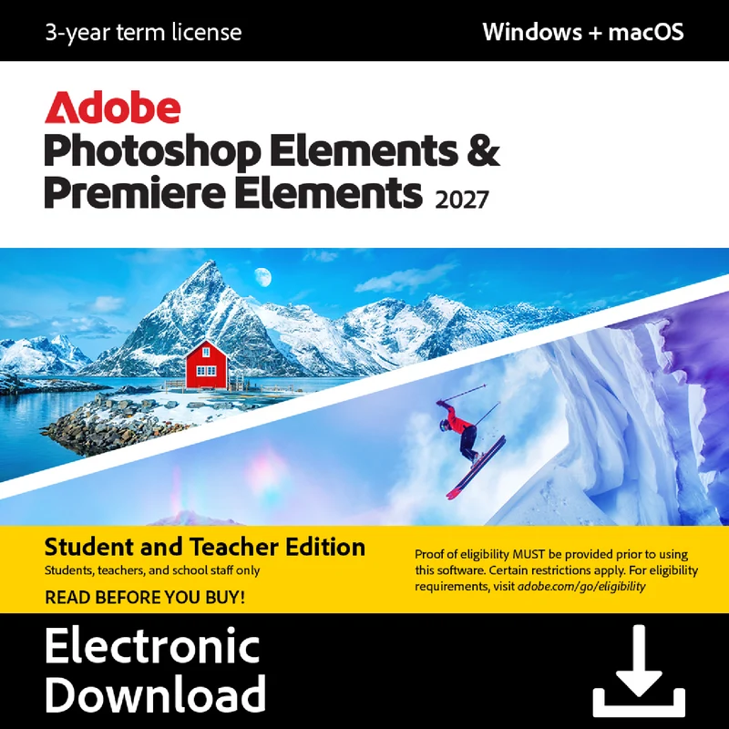 Adobe PHSP & PREM Student and Teacher 2027 ESD AUS