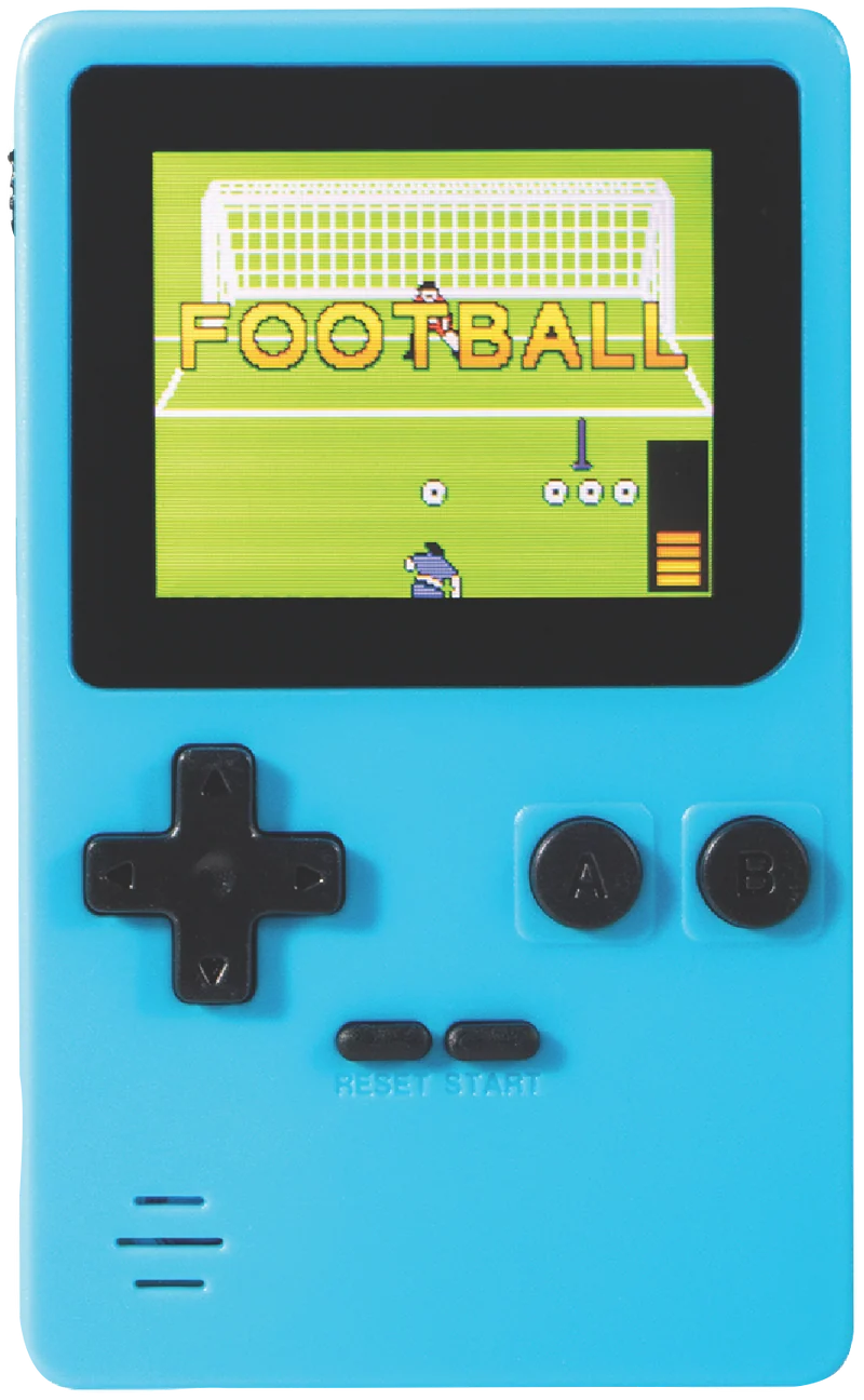 Techxtras 152-in-1 Retro Hand-Held Games Console (Light Blue)