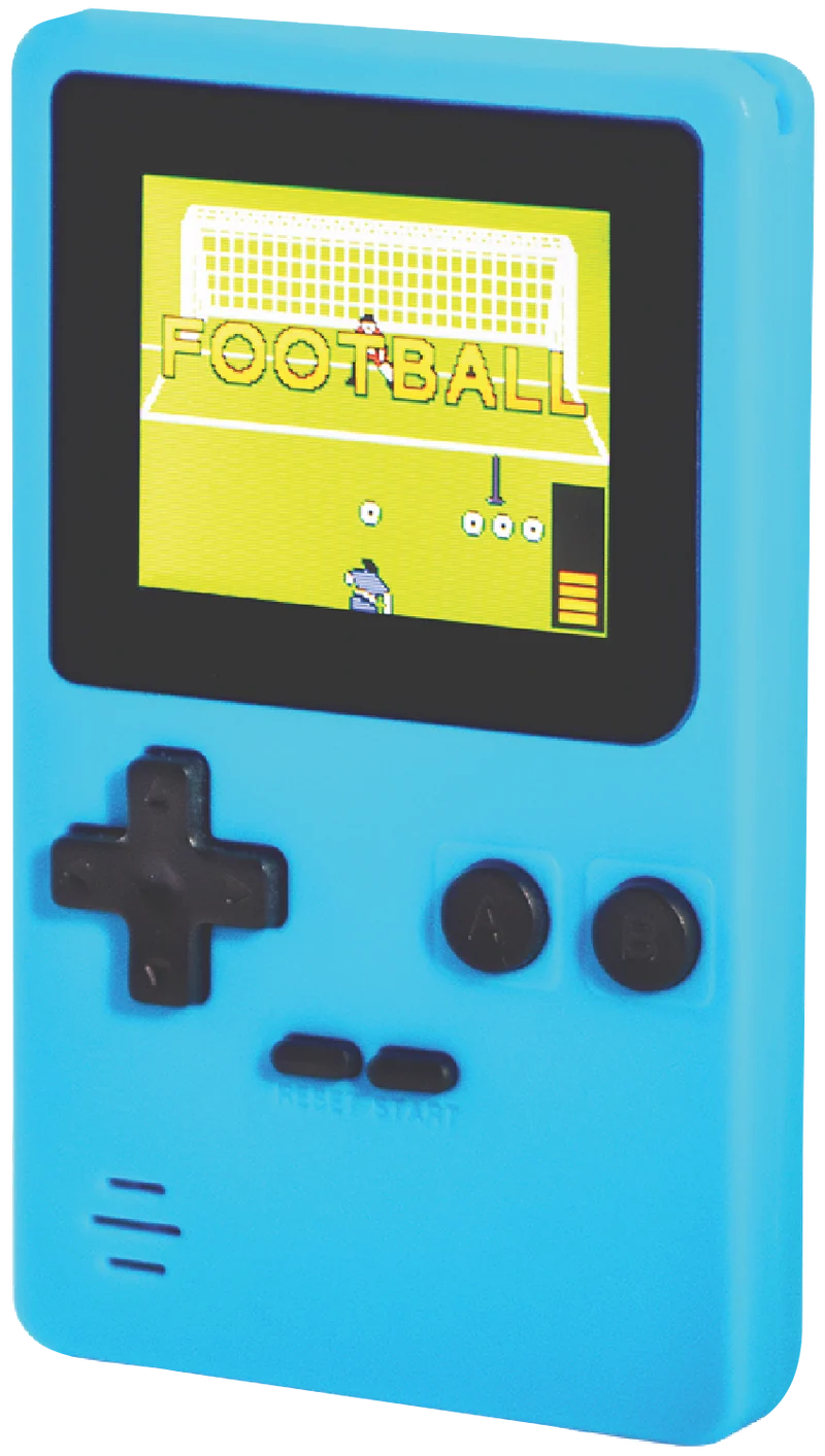 Techxtras 152-in-1 Retro Hand-Held Games Console (Light Blue)