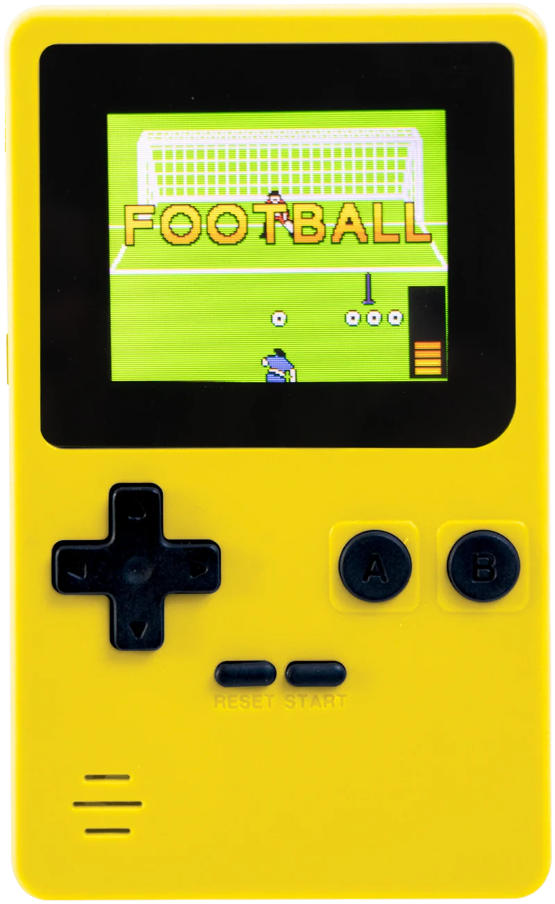 Techxtras 152-in-1 Retro Hand-Held Games Console (Yellow)