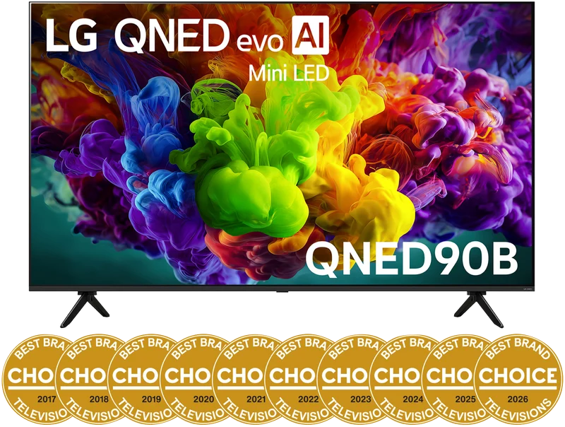 LG 65" QNED90B EVO AI MINI LED 4K SMART TV 2026
