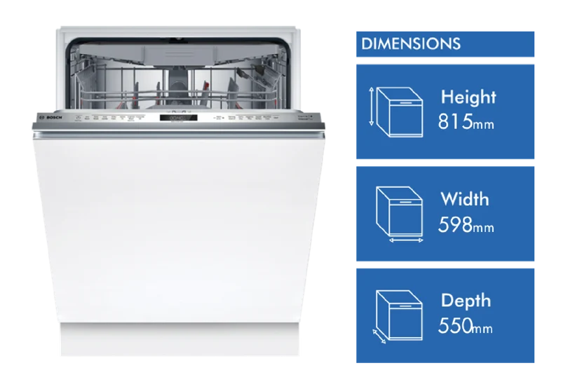 Bosch Series 6 Fully-Integrated 15 Place Setting Dishwasher